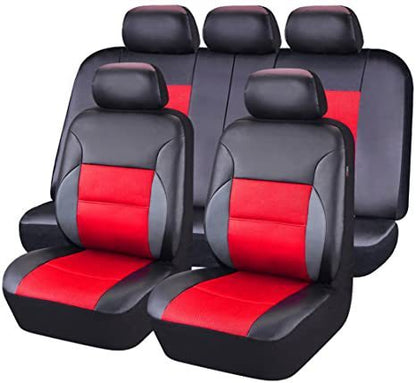 Meta  Digi Store  Auto Artificial Leather 5-seater Car Stitching Leather Seat Cover