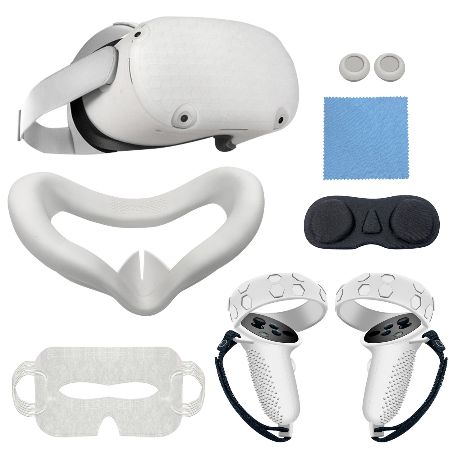 Silicone Protective Sleeve For Handles Host Drop-resistant 7-piece VR Accessories