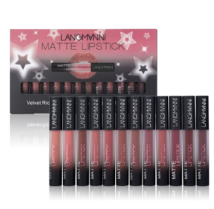 Mat Lipstiffie Waterdigte Langdurige Velvet Lipstick Set