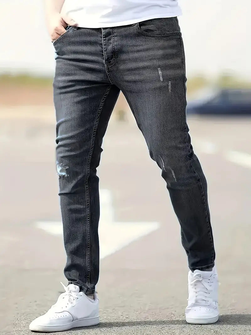 Meta Digital Store Jeans American-style Slim-fit Stretch Jeans