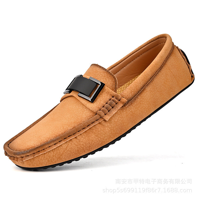 Summer Lightweight Plus Size Cowhide Casual Shoes