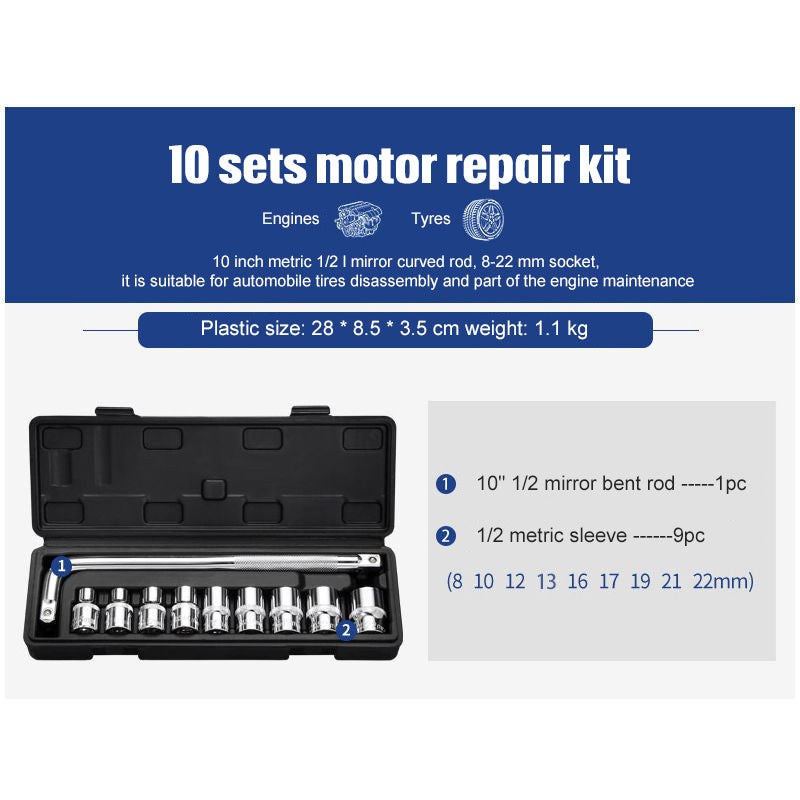 Meta Digital Store Socket Ratchet Wrench Set Repair Tools