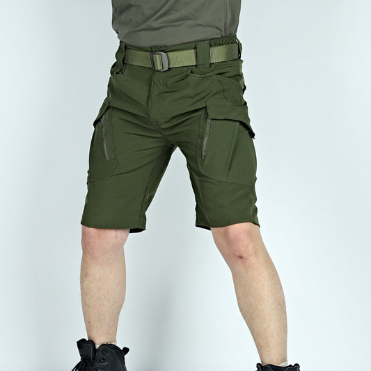 Men's Middle Pants Five-point Breathable Stretch Overalls IX9 Quick-drying Tactical Shorts