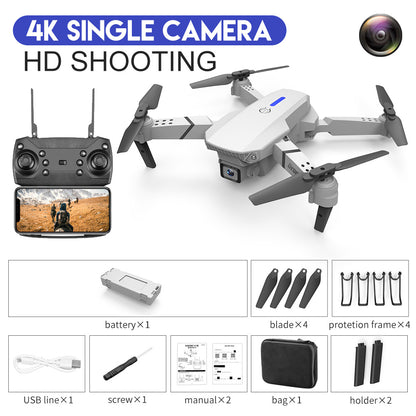 Meta  Digital Store   E88 Drone Aerial Photography HD 4K Dual Camera Remote Control Airplane Toy