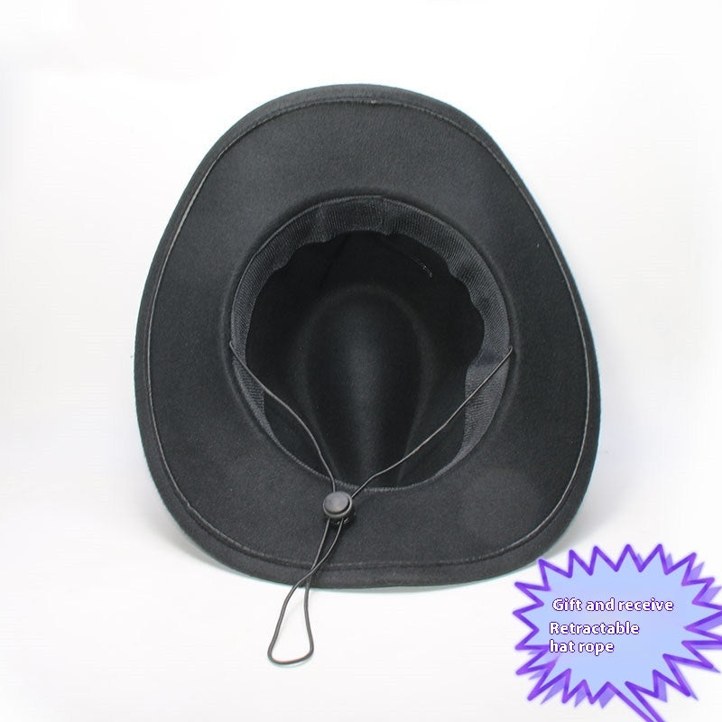 Meta  Digital Woman  Tibetan Style Chinese Style Pendant Leisure Sun Shade Protection Cowboy Hat