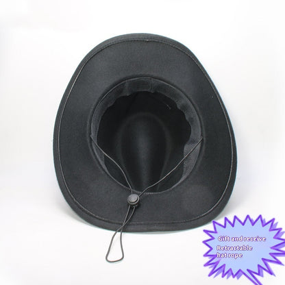 Meta  Digital Woman  Tibetan Style Chinese Style Pendant Leisure Sun Shade Protection Cowboy Hat